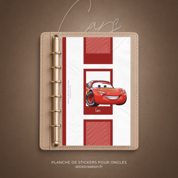 STICKER CARD -CARS