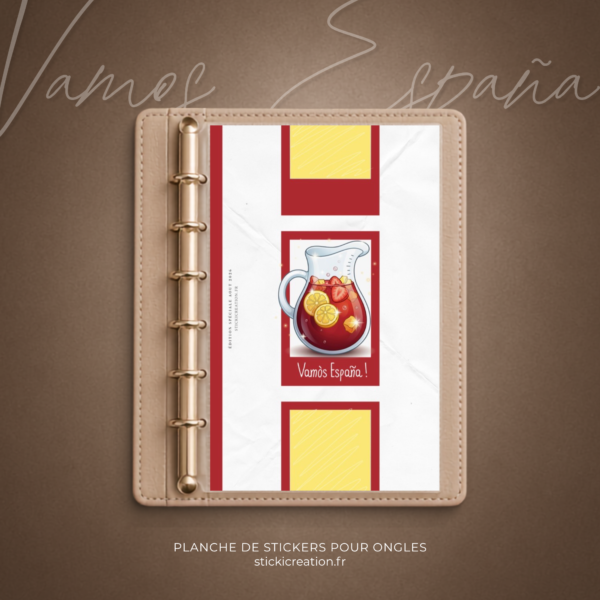 STICKER CARD -VAMOS ESPAGNA!