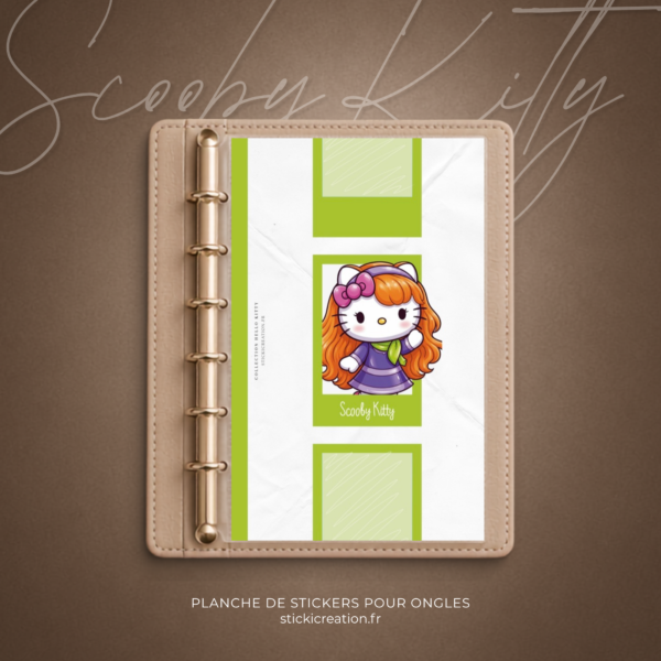 STICKER CARD- SCOOBY KITTY