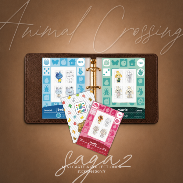 STICKER CARD -Animal Crossing SAGA 2