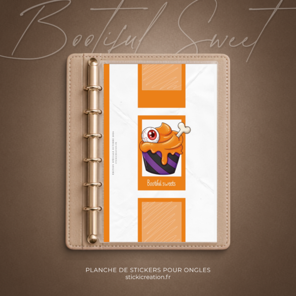 STICKER CARD -BOOTIFUL SWEET - OCTOBRE