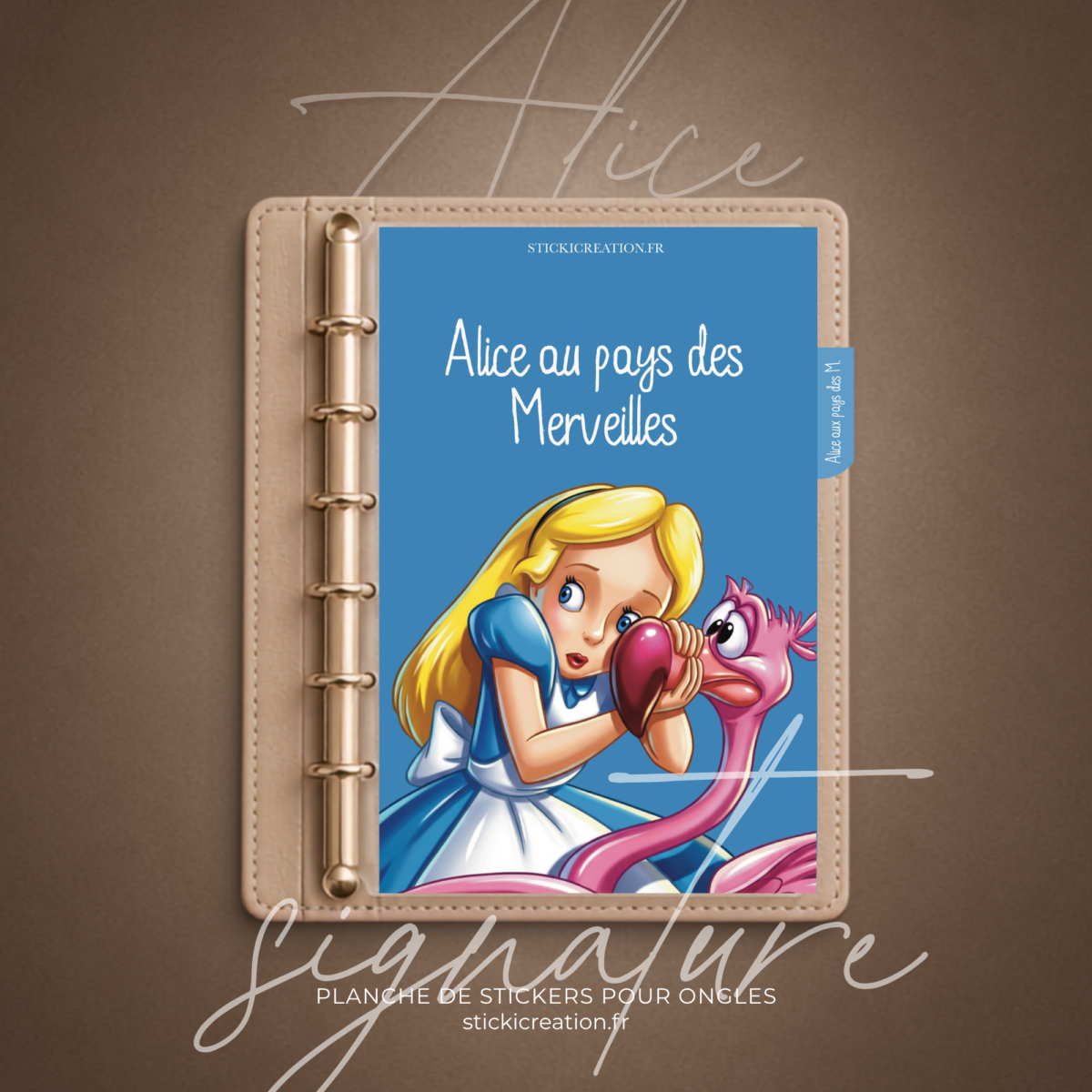 STICKER CARD -Alice au Pays des Merveilles – La collection Signature Septembre 2026