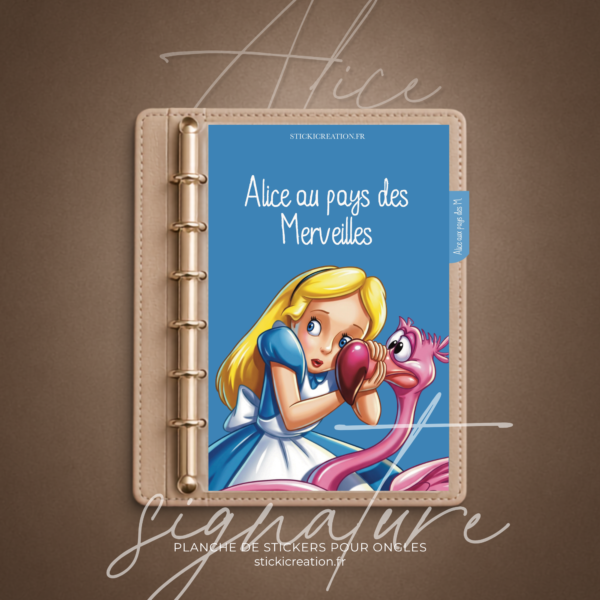 STICKER CARD -Alice au Pays des Merveilles – La collection Signature Septembre 2026