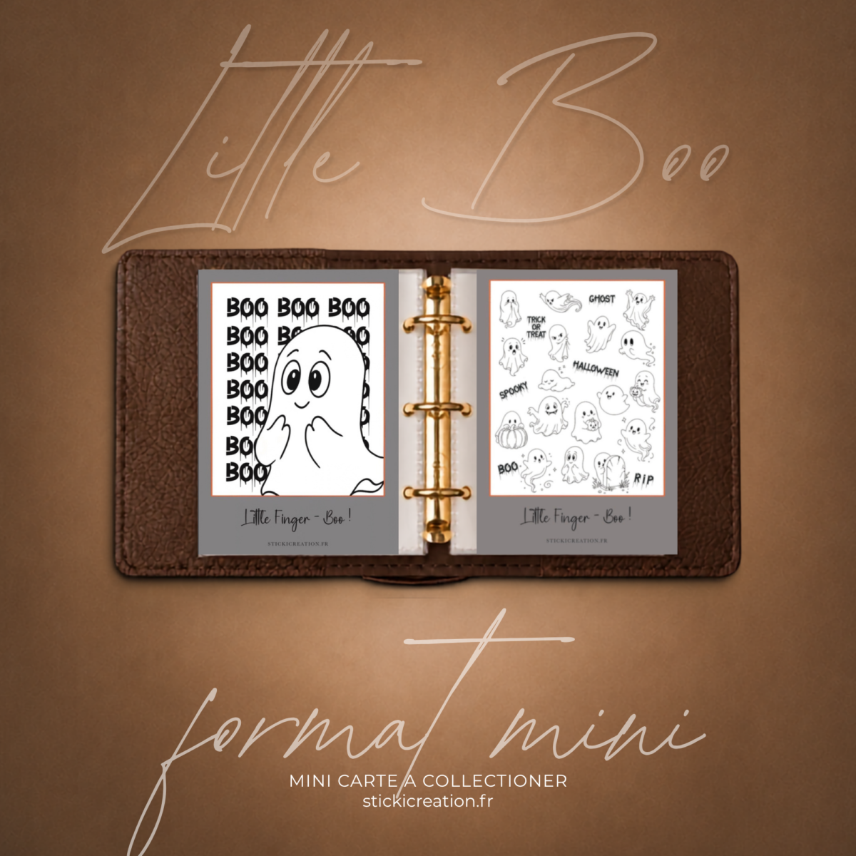 STICKER CARD -Little Finger - Little Boo! -OCTOBRE