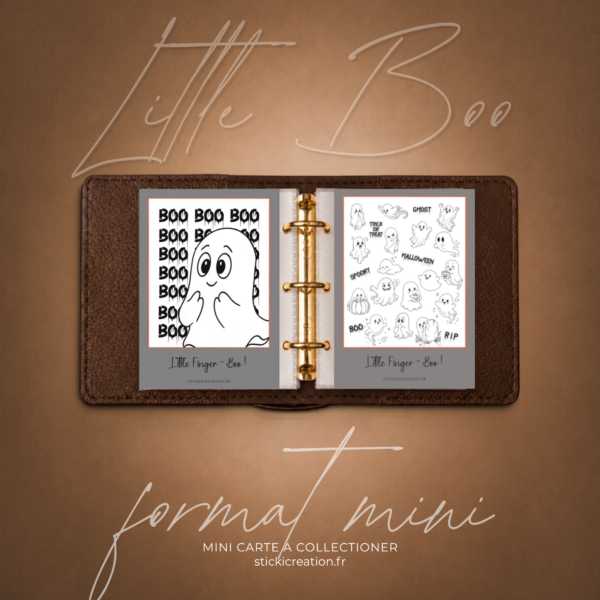 STICKER CARD -Little Finger - Little Boo! -OCTOBRE