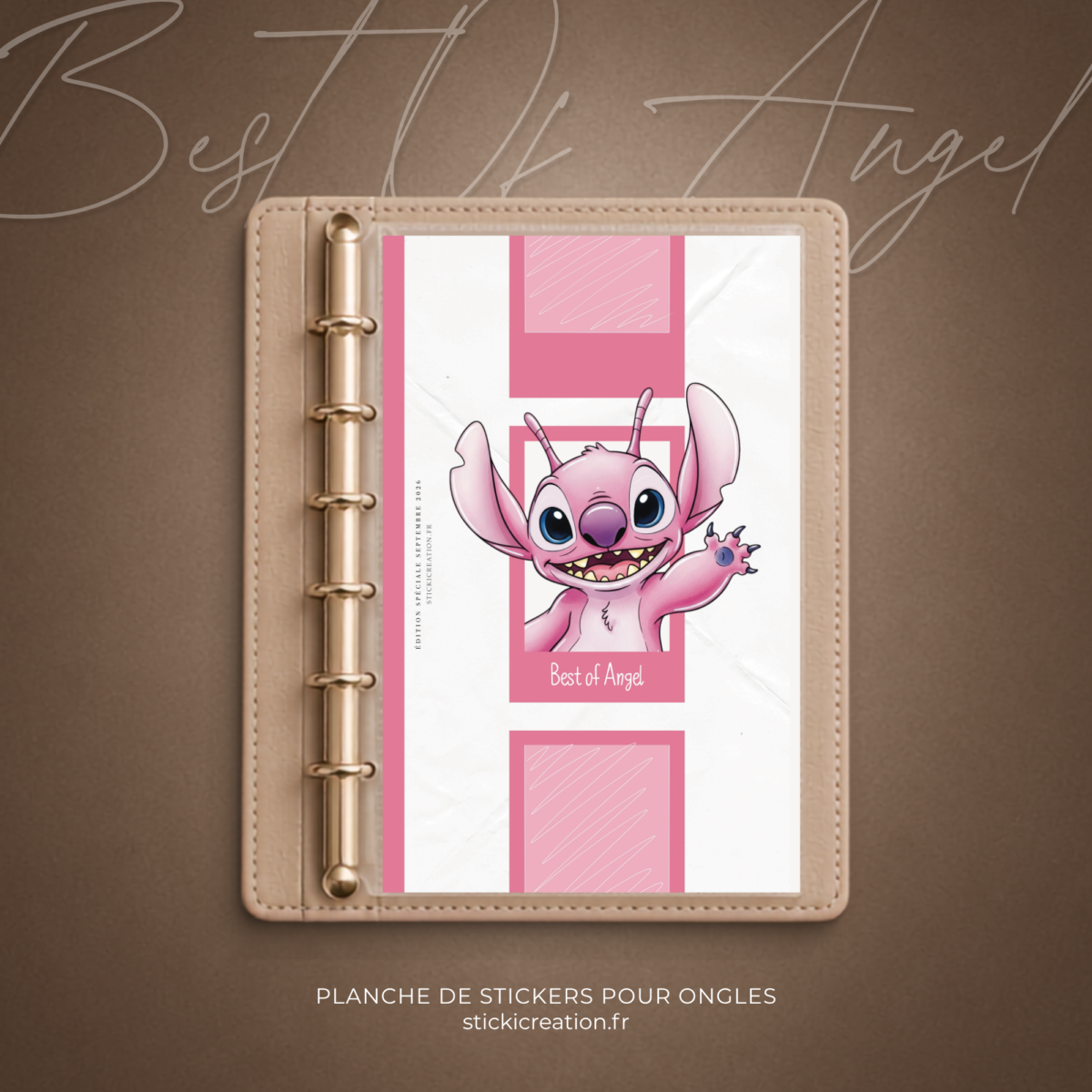 STICKER CARD -BEST OF. ANGEL -SEPTEMBRE