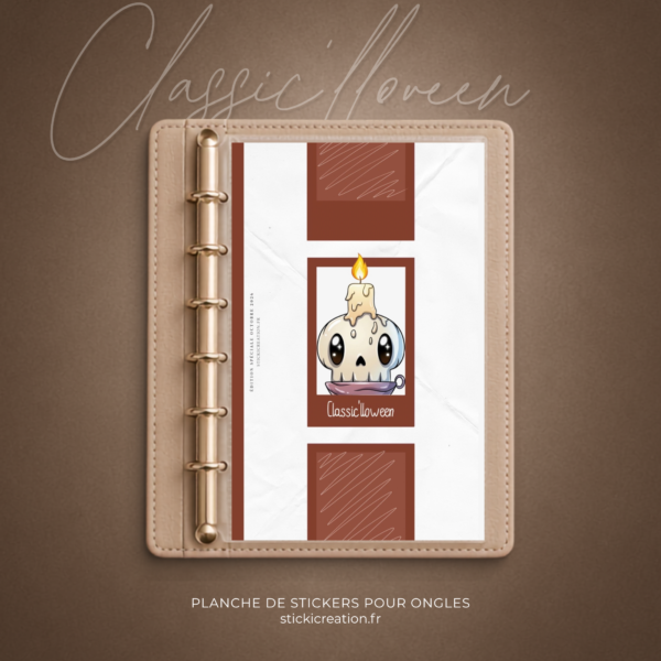 STICKER CARD -CLASSIC’LLOWEEN