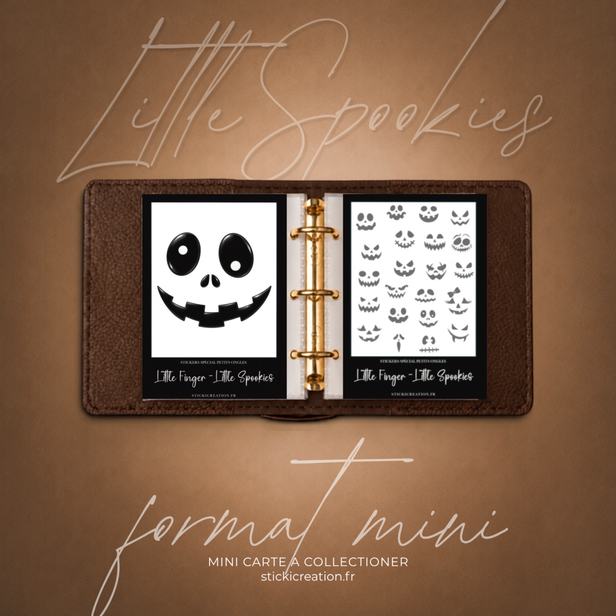 STICKER CARD -LITTLE FINGER - LITTLE SPOOKIES!