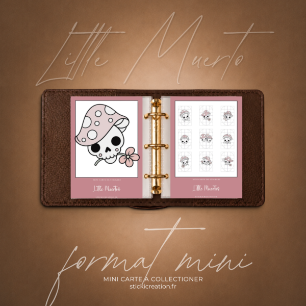 STICKER CARD -LITTLE CARD - LITTLE MUERTOS