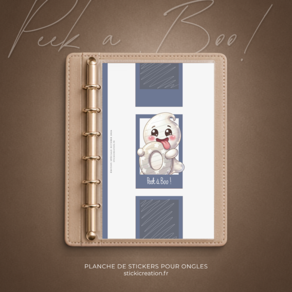 STICKER CARD- PEEK A BOO !