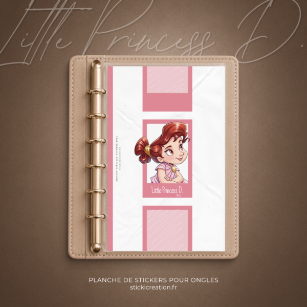 STICKER CARD - LITTLE PRINCESS D. VOL2